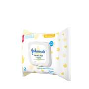 Johnsons Baby Johnson's Baby Hand And Face Wipes 25 Wipes, PK4 1117739